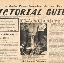 Christian Players, Snoqualmie Falls Family Park Pictorial Guide 1970, Fall City